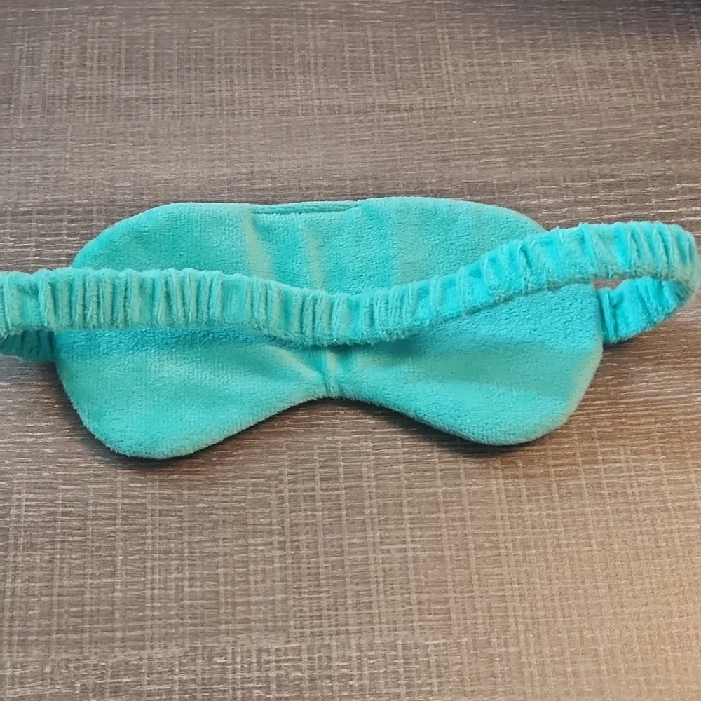 Super Soft Green Sleep Mask with Fun Slogan